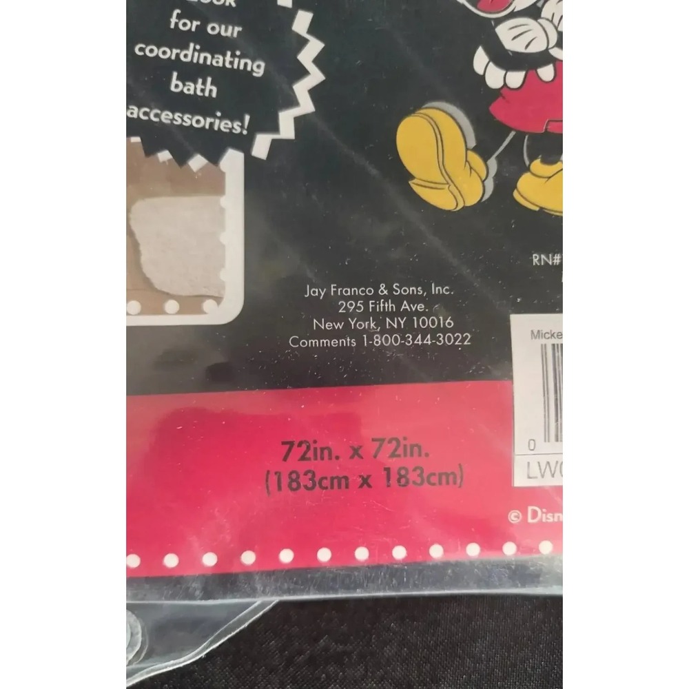 Mickey Mouse Bathroom Set- Towels Washcloths Shower Curtain Hooks & Art Book - Picture 15 of 16